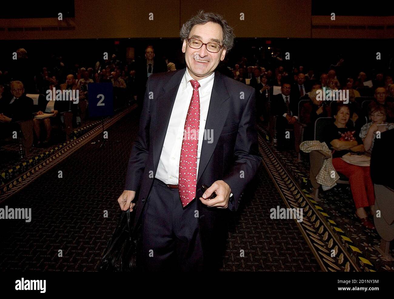 Michael Sabia, president and chief executive officer of Bell Canada Enterprises, enters the company's annual meeting in Montreal, June 6, 2007. REUTERS/Christinne Muschi (CANADA) Stock Photo