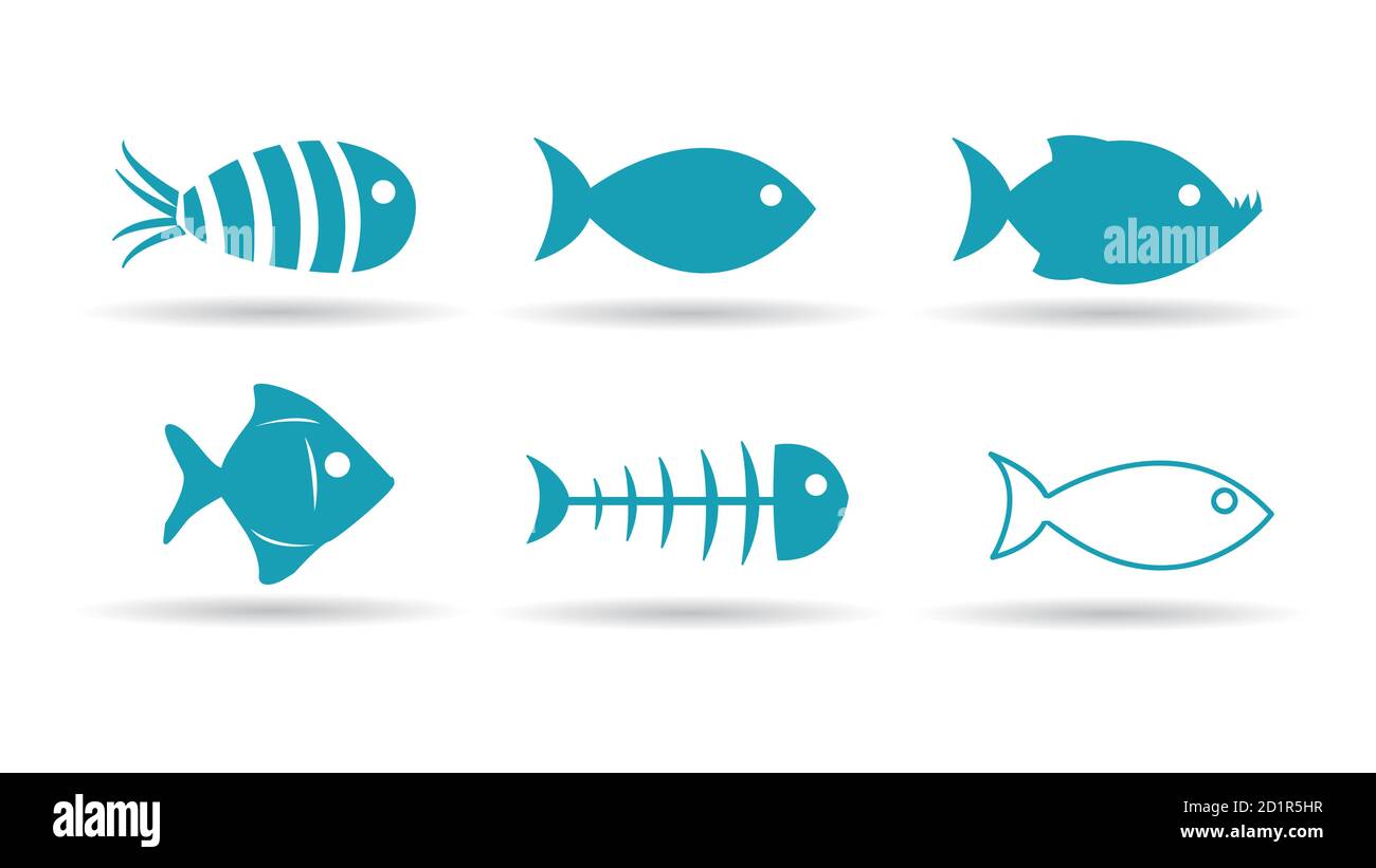 Fish group swimming tuna Stock Vector Images - Alamy