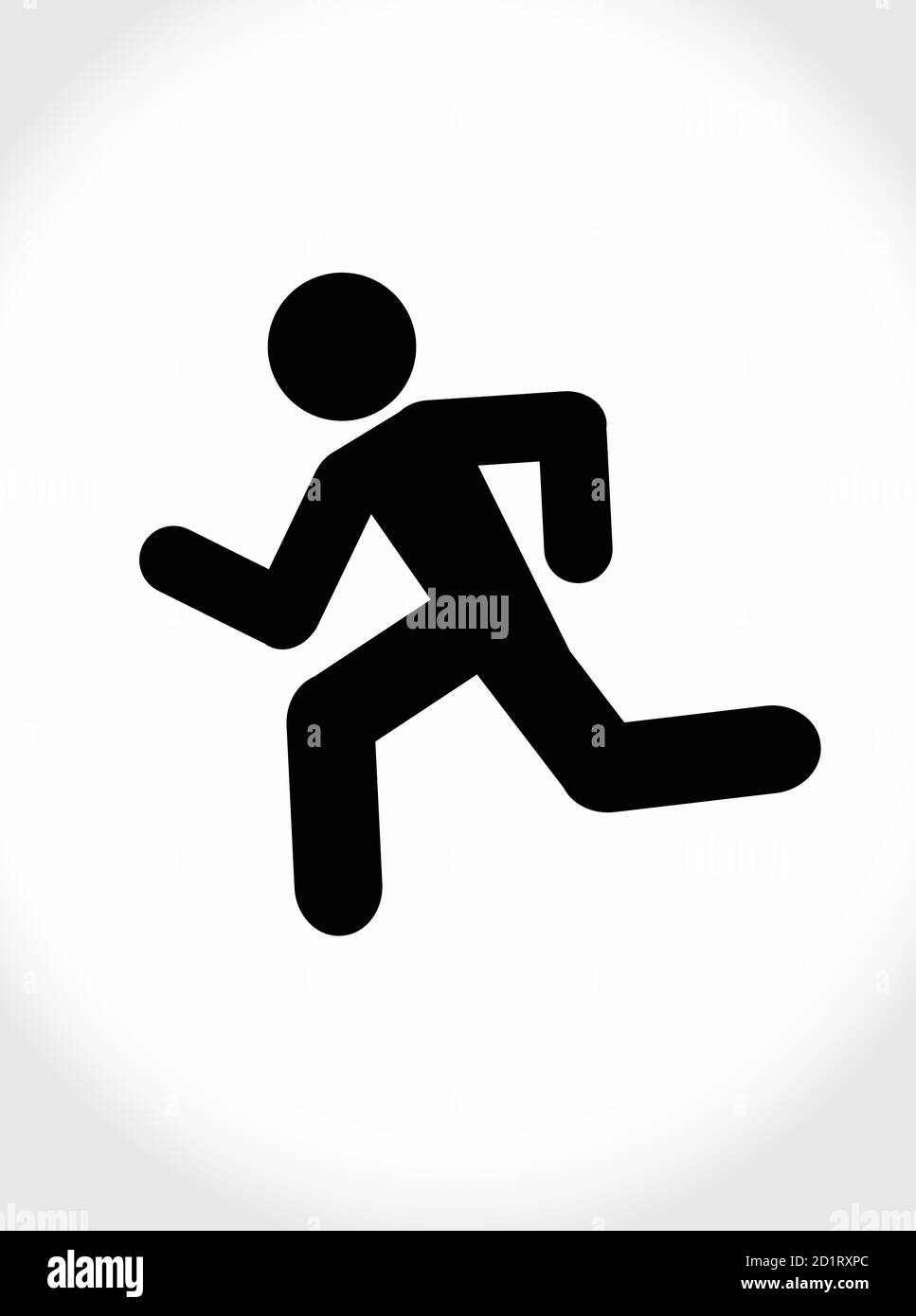 running man icon background Stock Vector Image & Art - Alamy