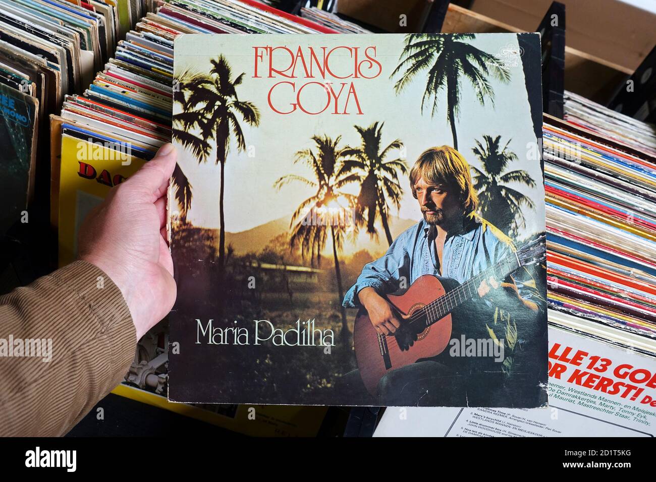 LP album: Francis Goya - Maria Padilha Stock Photo