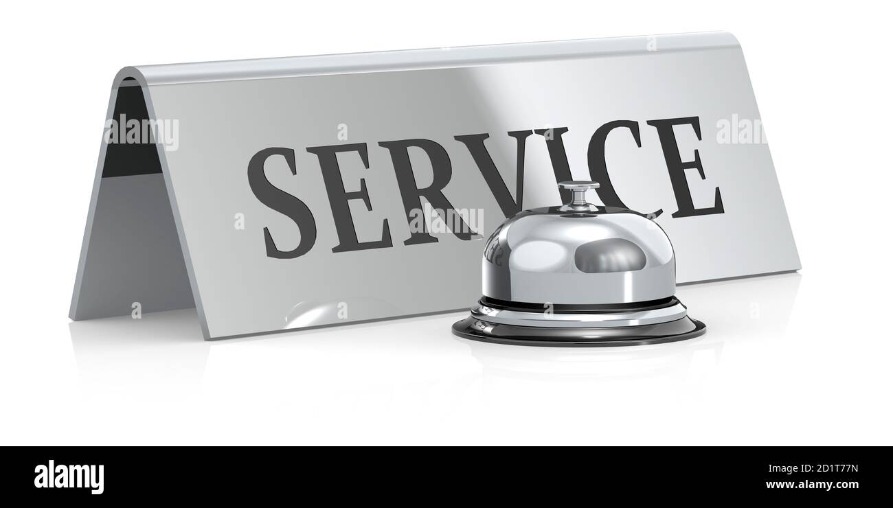Hotel reception sign service Cut Out Stock Images Pictures Alamy