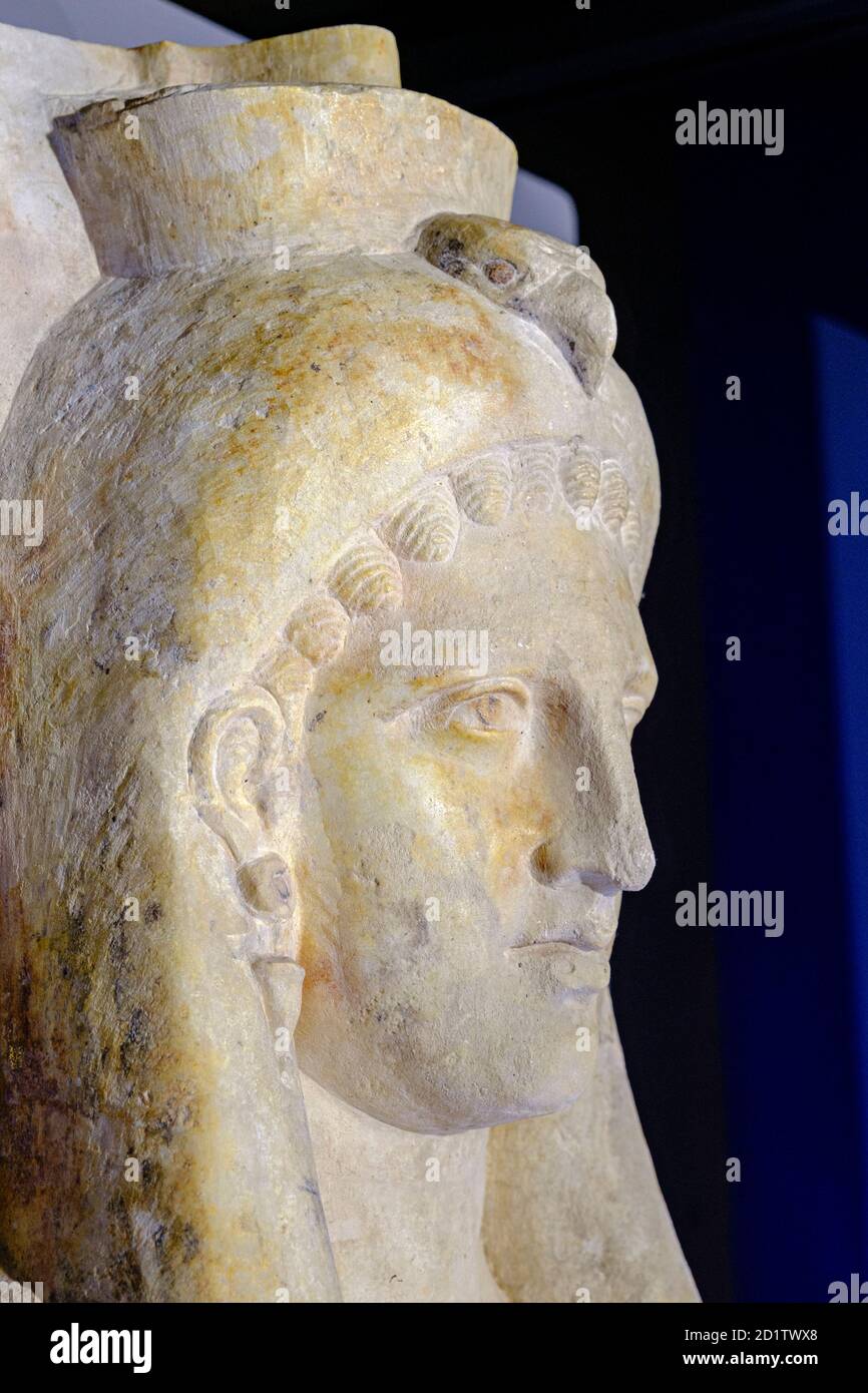 Carthagin sarcophagus of the winged priestess, Carthage, necropolis of