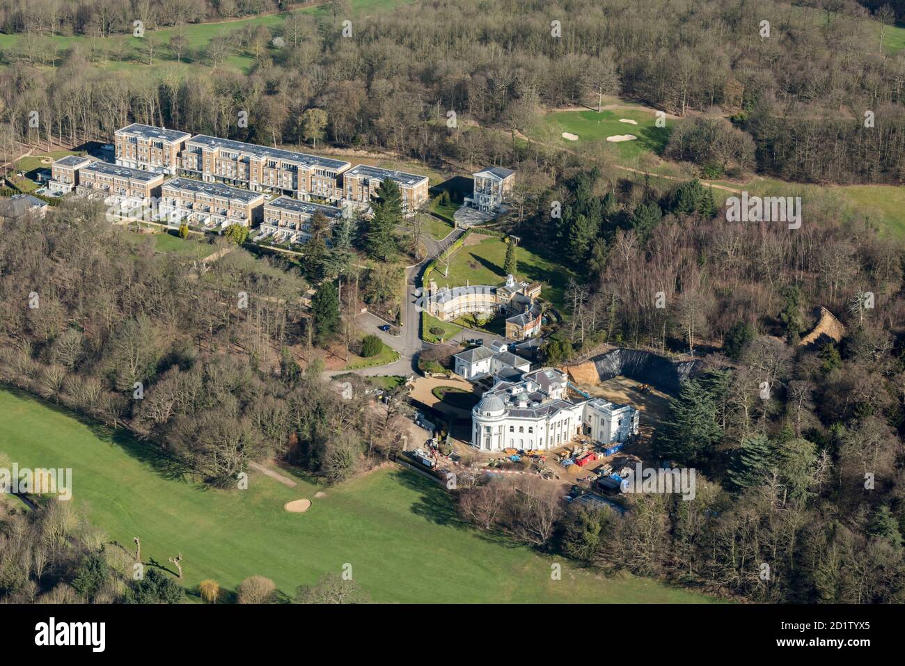 Sundridge Park Mansion, former stables and new Repton Court development
