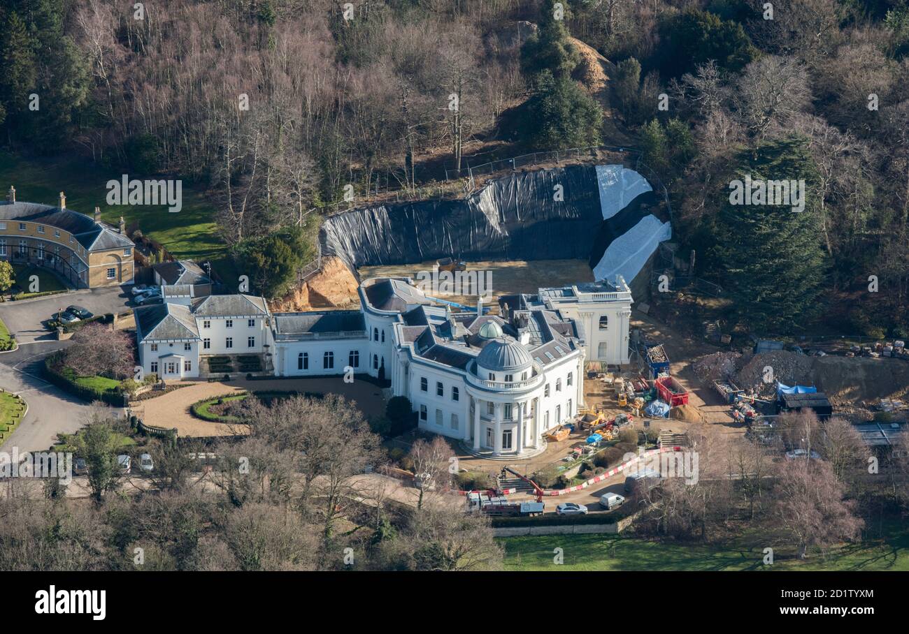 Sundridge Park Mansion, designed by John Nash and completed by Samuel Wyatt, during conversion