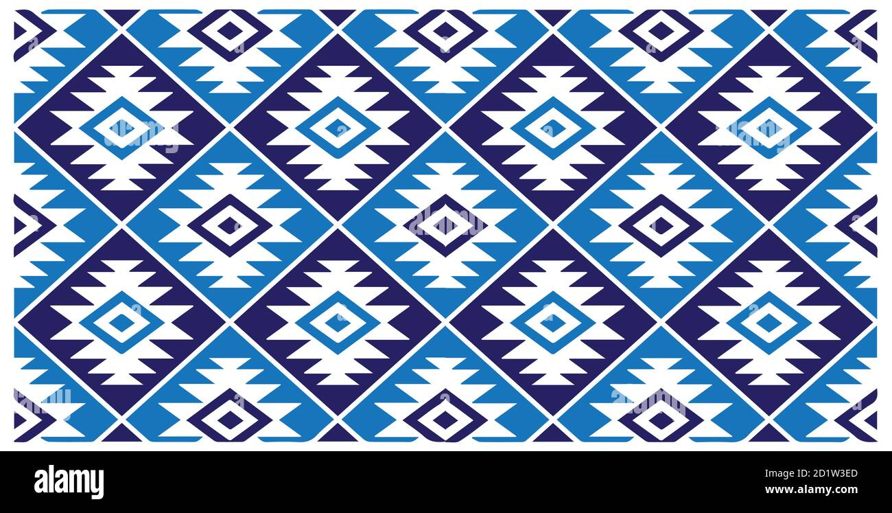 tribal pattern , ethnic pattern or geometric pattern and it's also aztec design of india or ukraine  and africa. Stock Vector