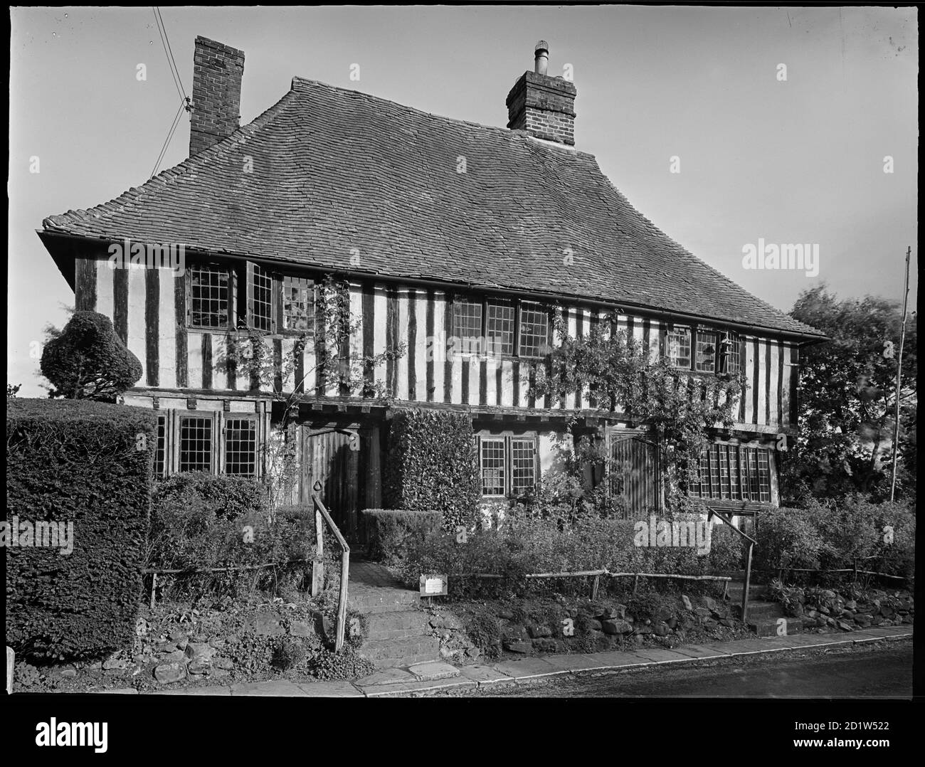 The exterior of Priest's House, Small Hythe Road, Small Hythe, Tenterden, Ashford, Kent, UK. Stock Photo