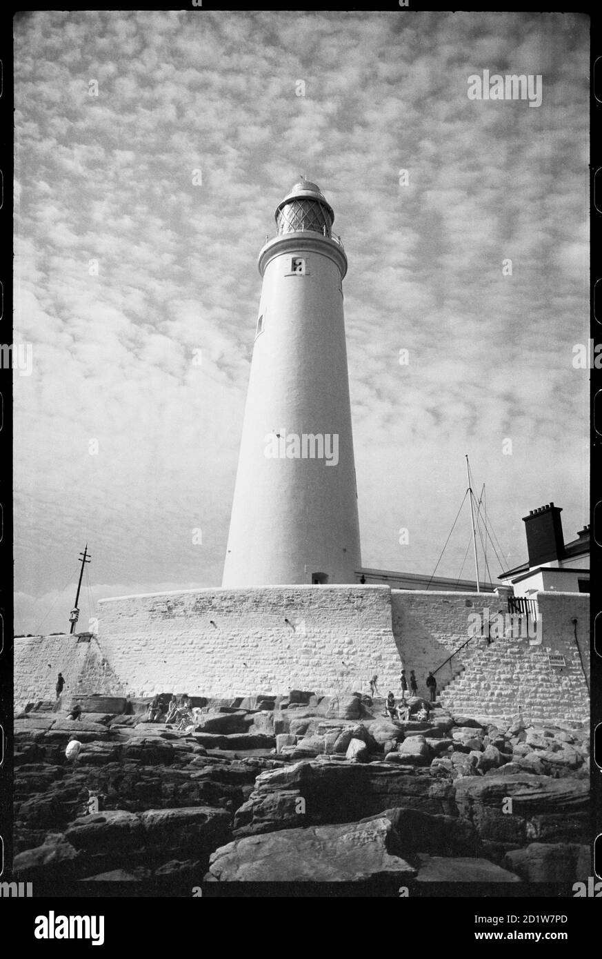 St Marys Lighthouse, Whitley Bay, North Tyneside, North Tyneside, Tyne and Wear, UK. Stock Photo