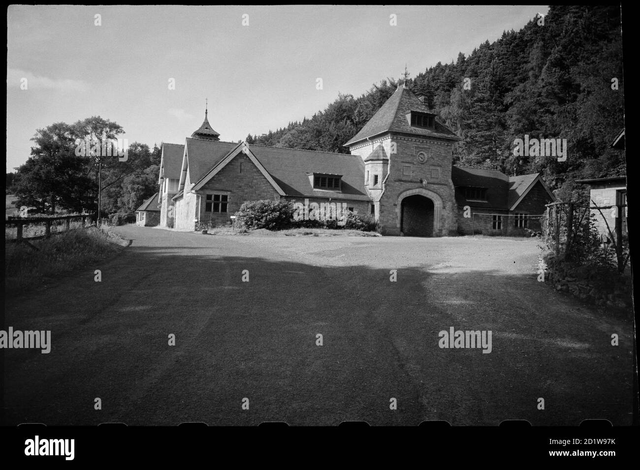 Exterior view of Cragside Stables, now the National Trust visitor