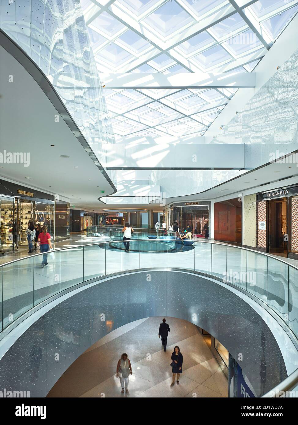 Interior view of the Beverly Center, Beverly Hills, Los Angeles,  California, USA, after completed modernization in September 2018 Stock  Photo - Alamy