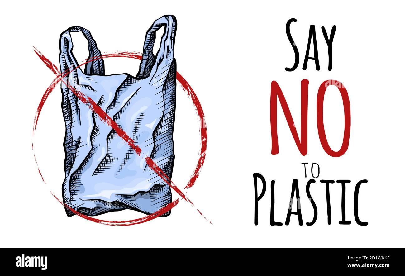 Say no to plastic. Coloring line drawing of a plastic bag with hatching. Environmental pollution. Vector horizontal card with scribble drawing for you Stock Vector Image & Art - Alamy Say no to plastic. Coloring line drawing of a plastic bag with hatching. Environmental pollution. Vector horizontal card with scribble drawing for you Stock Vector Image & Art - Alamy