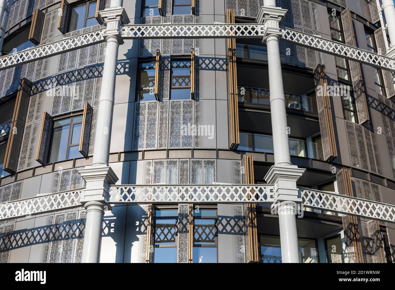Photo inspiration: Gallery Detail: Exterior Detail Of Contemporary Flats And Penthouses Built Inside A