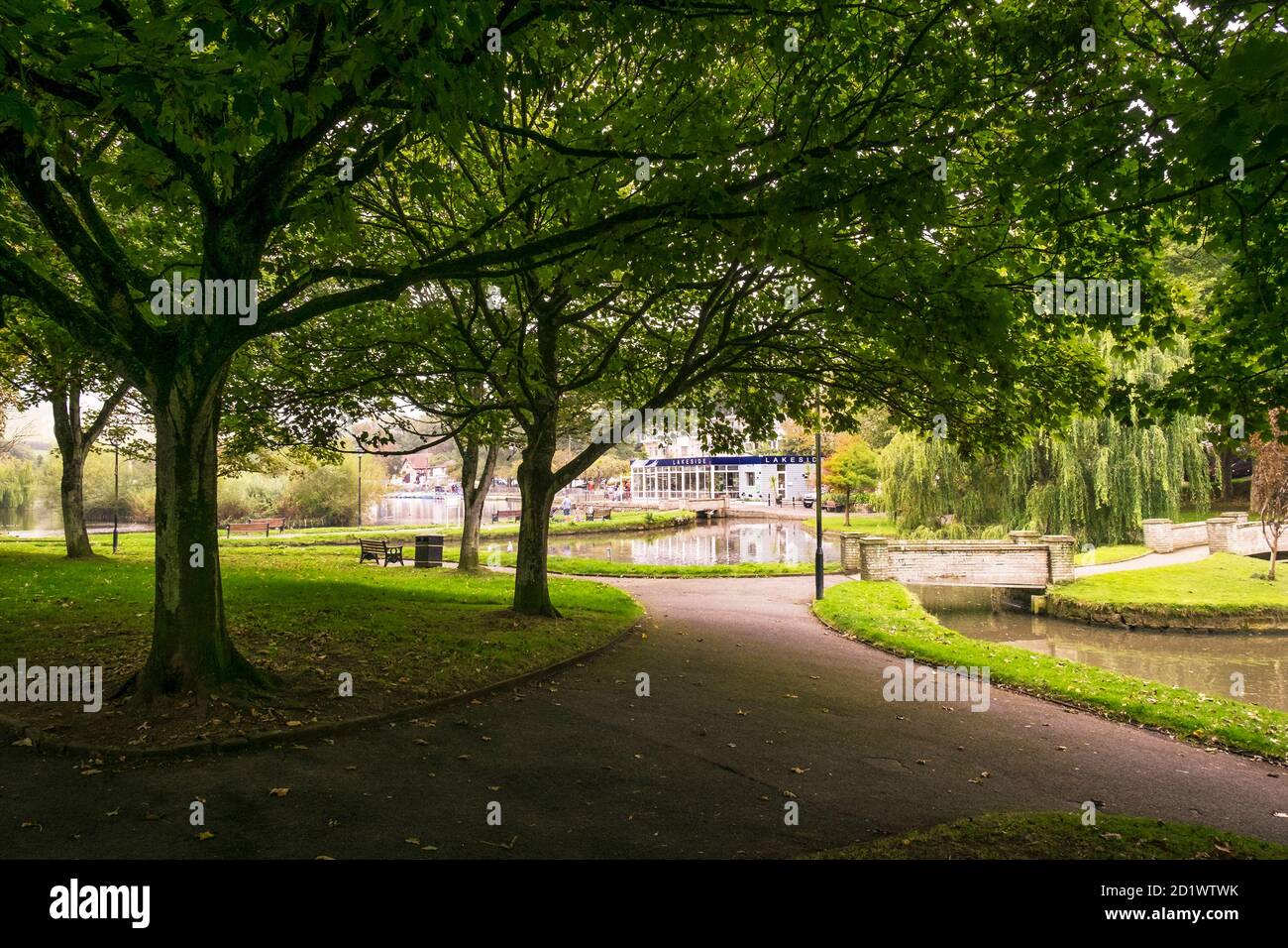 Trenance Gardens in Newquay in Cornwall Stock Photo Alamy