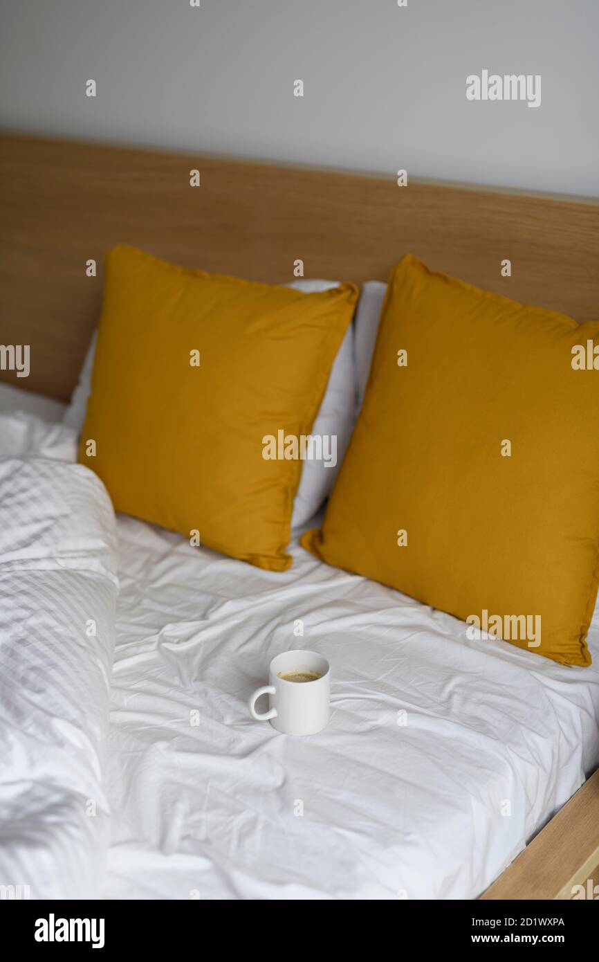 Coffee in bed Stock Photo - Alamy