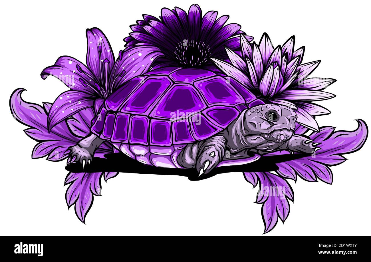 Tortoise Tattoo Cliparts, Stock Vector and Royalty Free Tortoise Tattoo  Illustrations