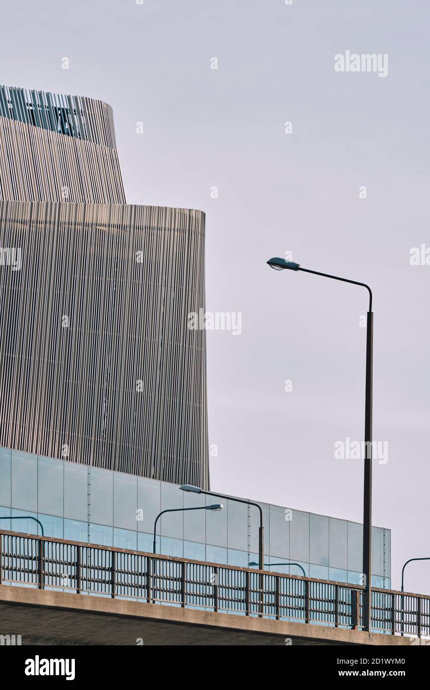 The exterior of the Stockholm Waterfront Congress Centre, a building