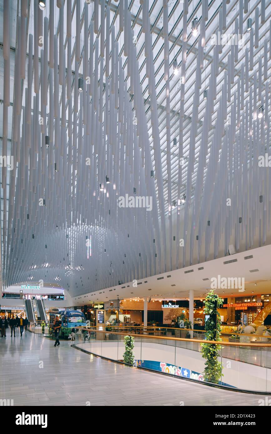 Interior details of the Mall of Scandinavia, Stockholm, Sweden Stock Photo  - Alamy