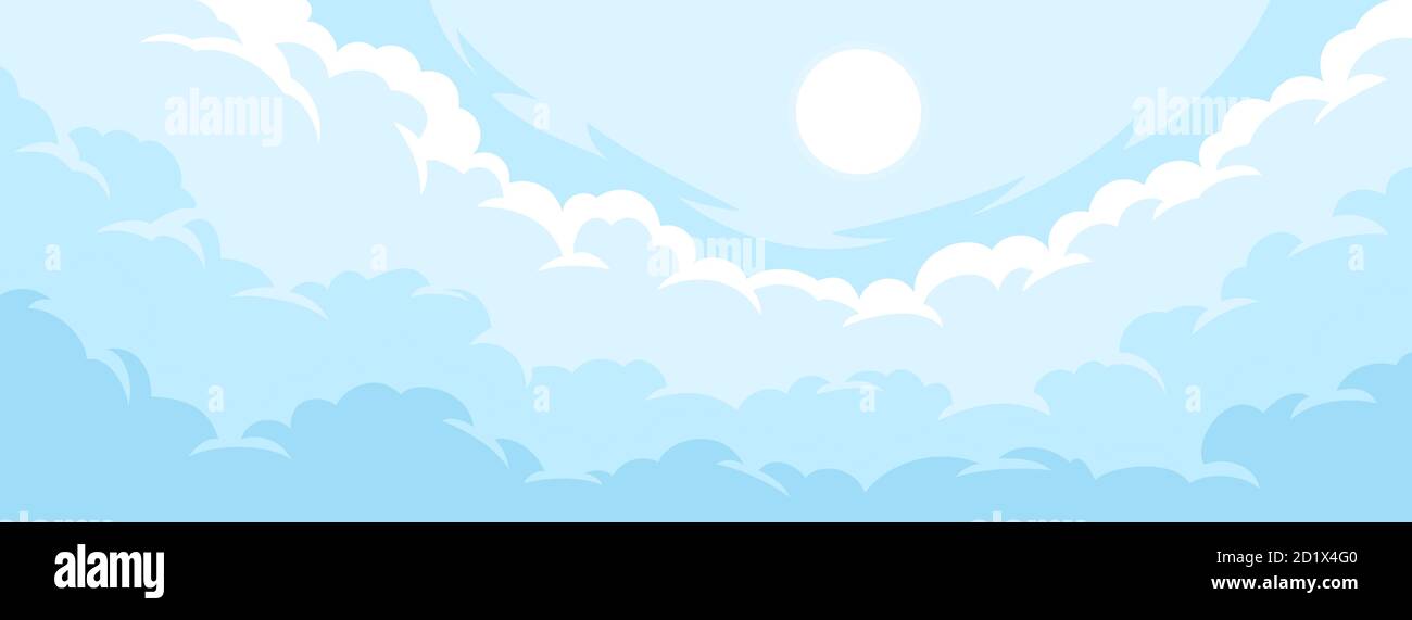 Cloudy sky background Stock Vector Image & Art - Alamy