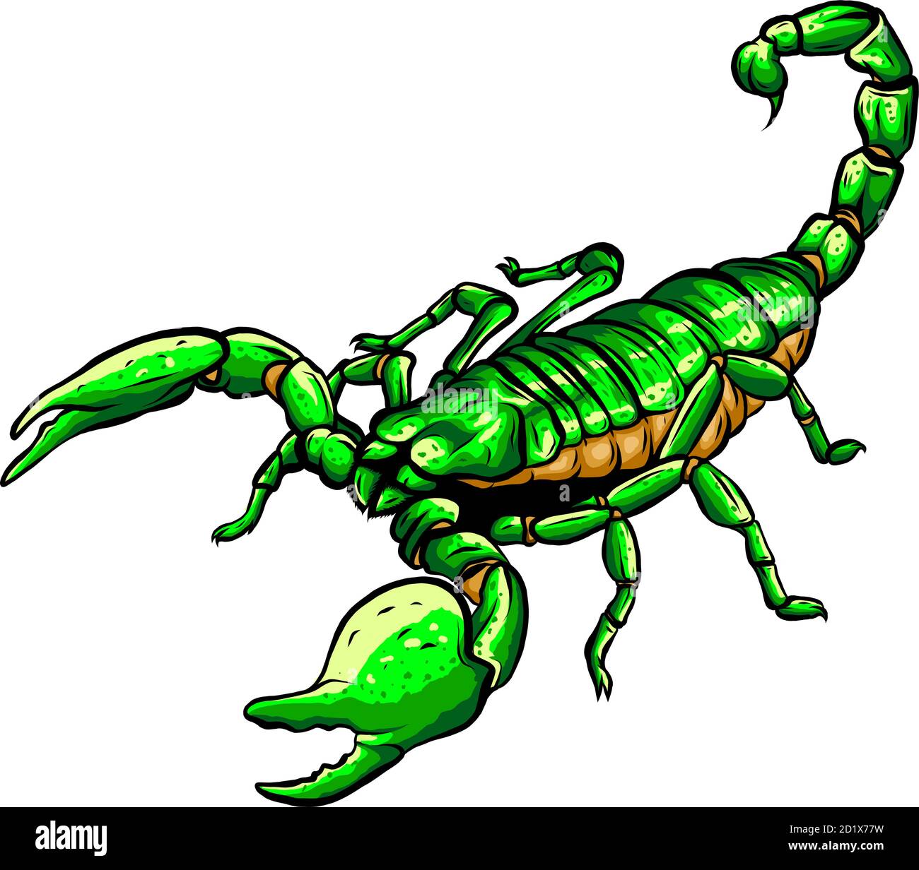 Scorpion tattoo Cut Out Stock Images & Pictures - Alamy