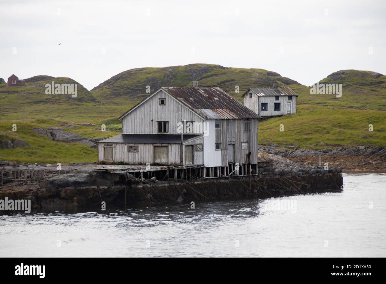 old wood house on Røst Island, Norway Stock Photo - Alamy