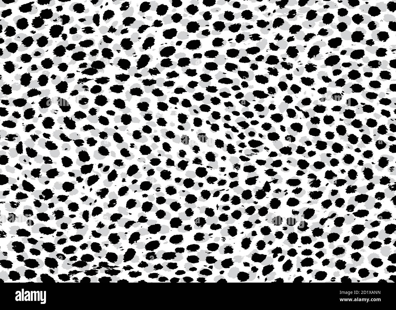 Cheetah skin pattern design. Cheetah spots print vector illustration background. Wildlife fur skin design illustration for print, web, home decor, fas Stock Vector