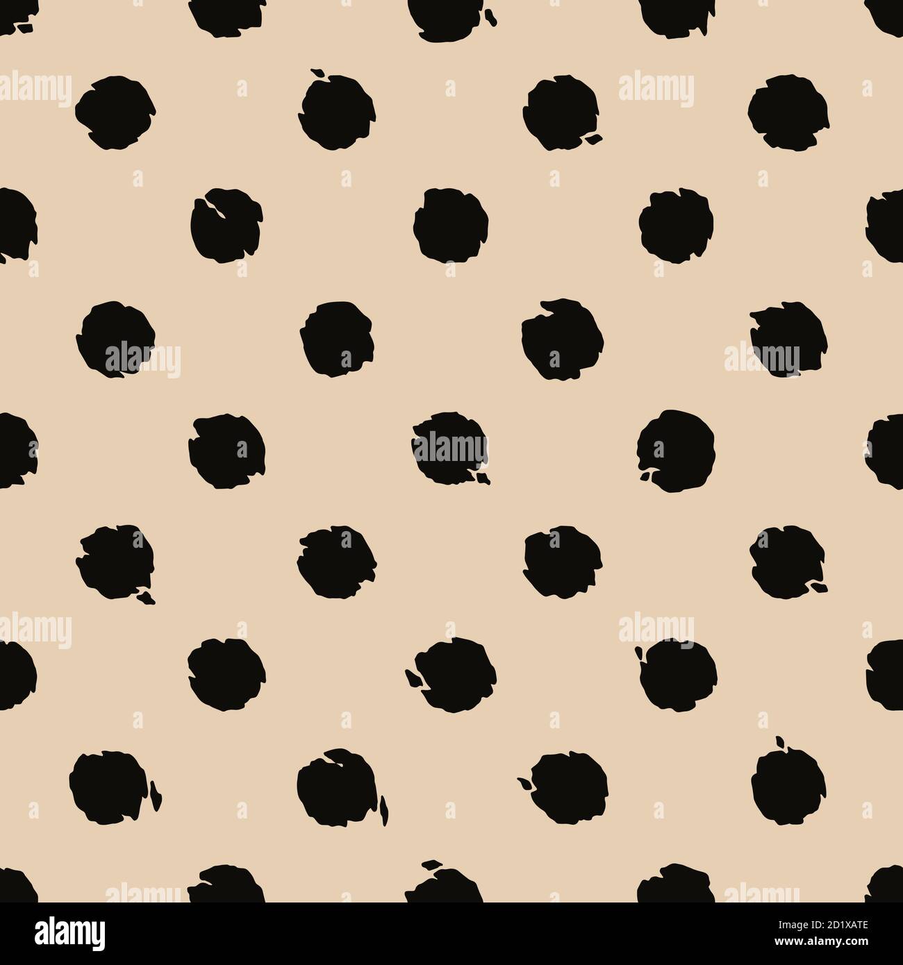 Cheetah skin seamless pattern design. Cheetah polka dots vector illustration background. Wildlife fur skin design illustration for print, web, home de Stock Vector