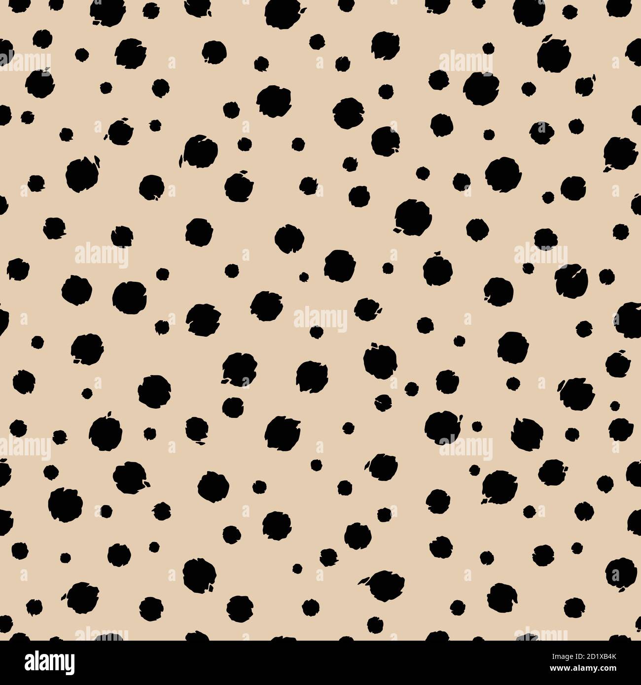 Cheetah skin seamless pattern design. Cheetah dots vector illustration background. Wildlife fur skin design illustration for print, web, home decor, f Stock Vector