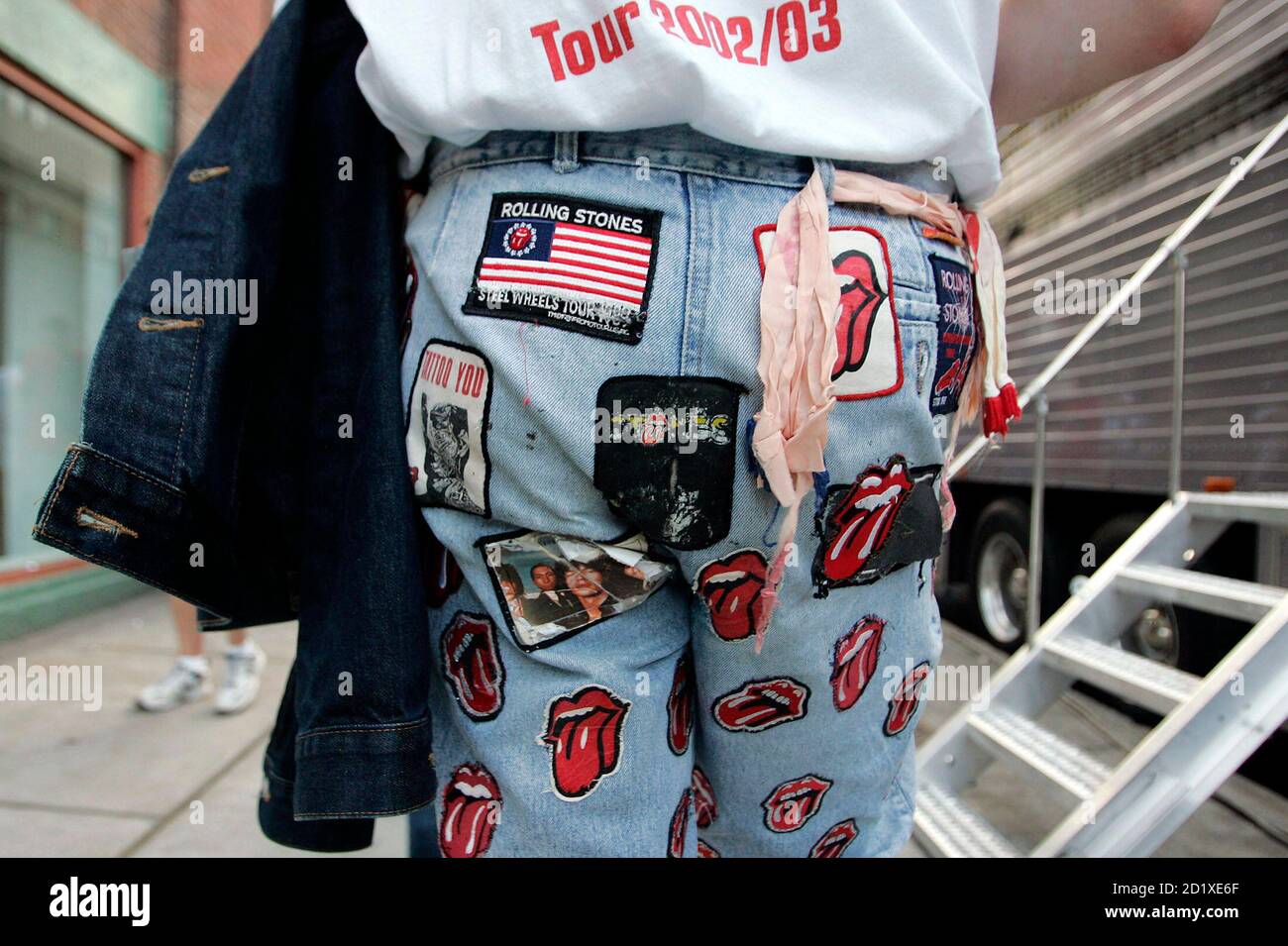 Rolling Stones fan Ronald Colee of 