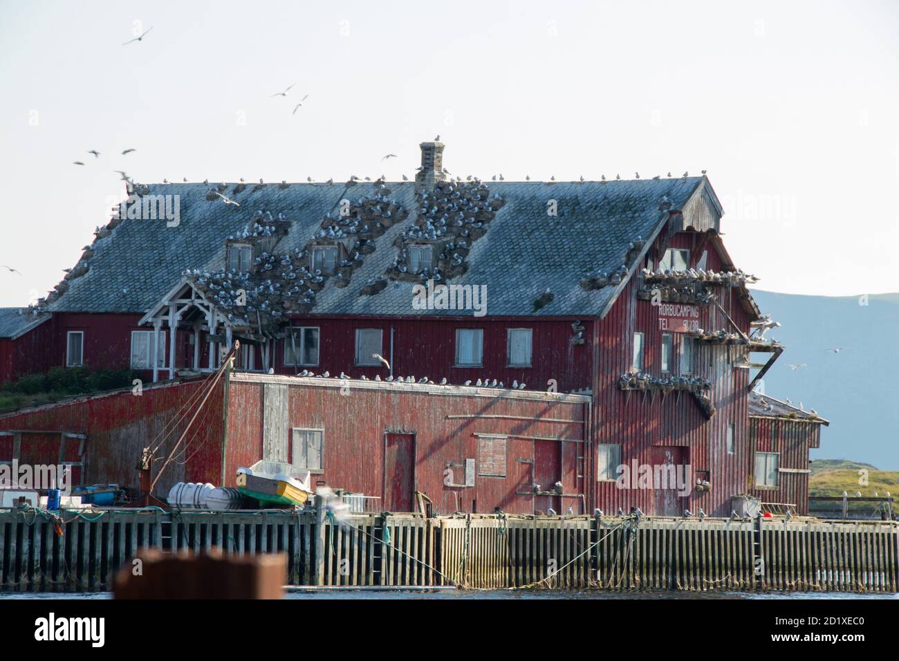 old wood house on Røst Island, Norway Stock Photo - Alamy