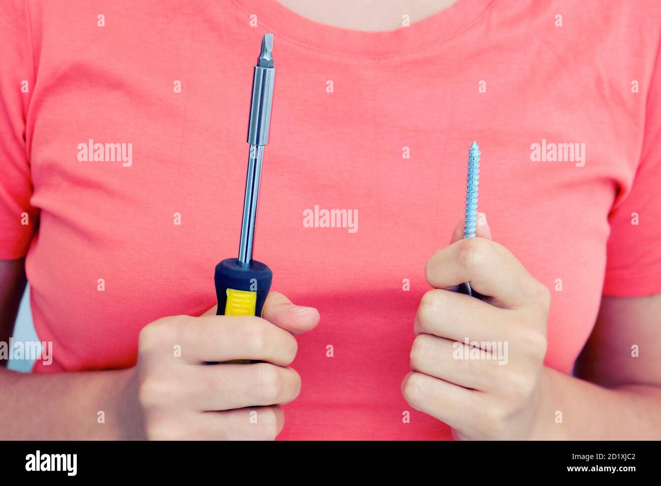 Slotted screw hooks hi-res stock photography and images - Alamy