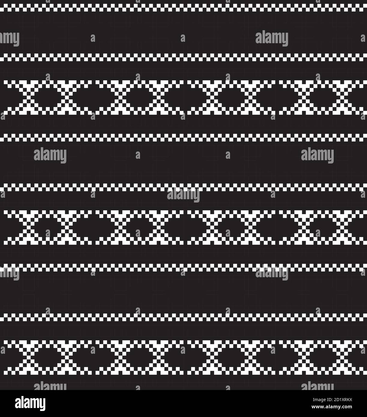 Christmas fair isle pattern background for fashion textiles, knitwear and graphics Stock Vector