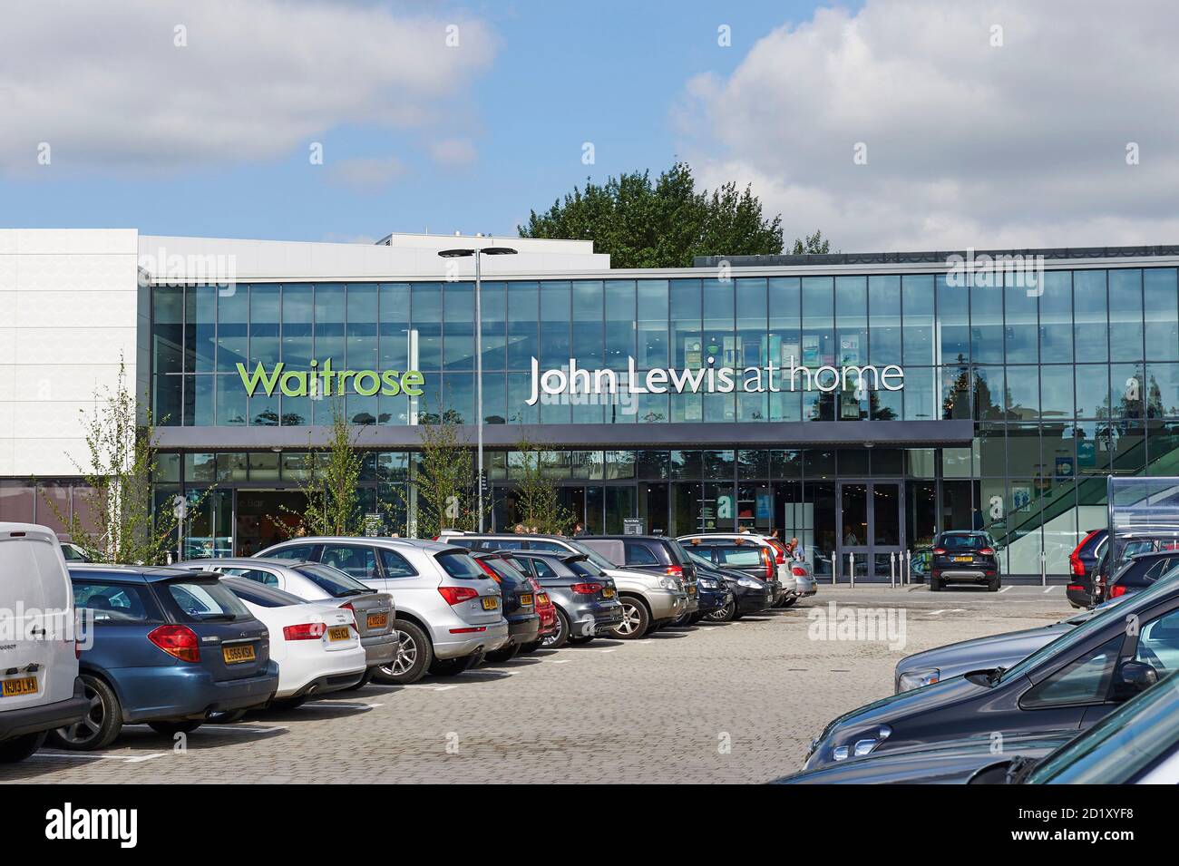 John Lewis at Home Waitrose retail store at Horesham, south east