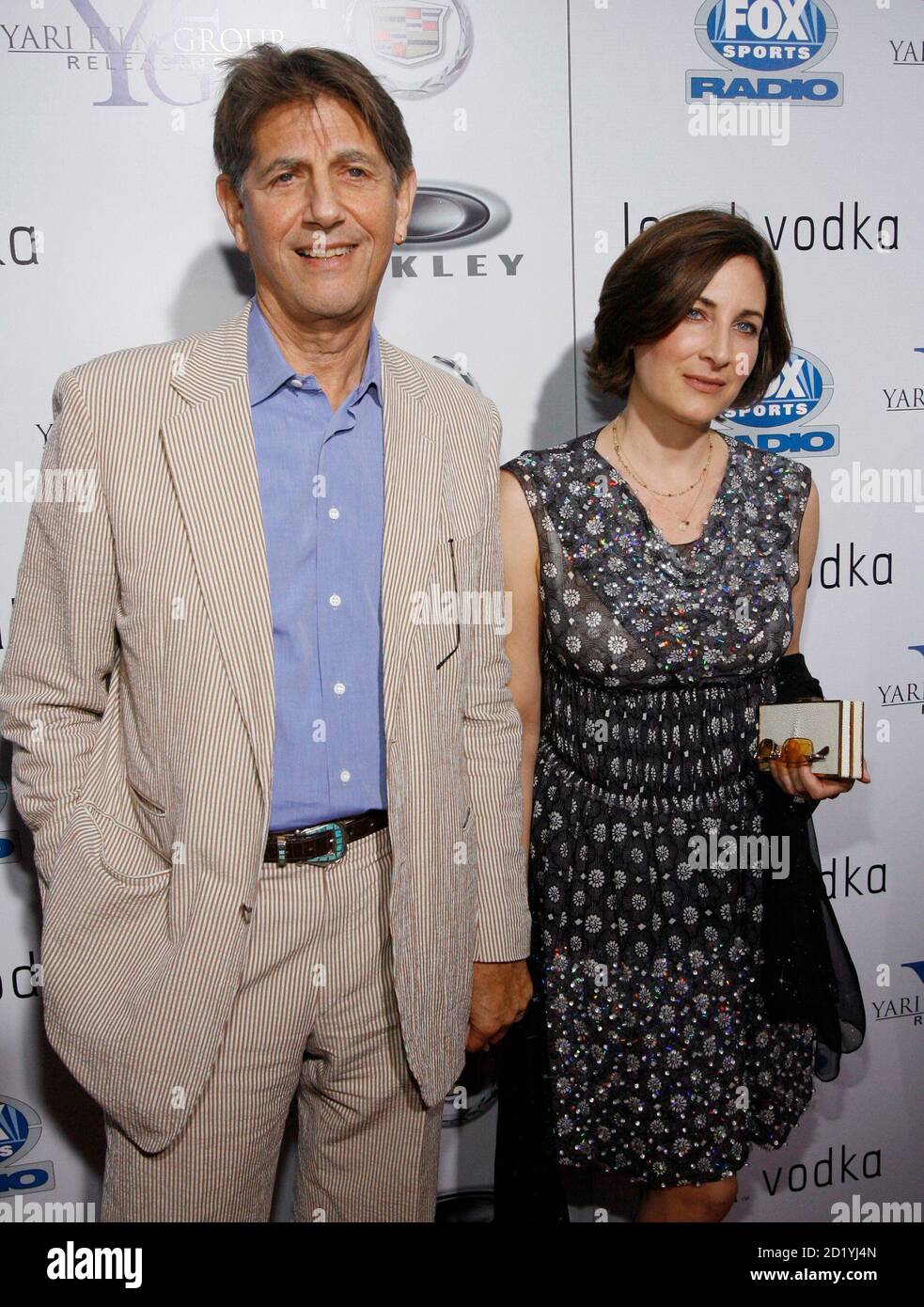 Cast member Peter Coyote and his wife Stefanie pose at the premiere of  "Resurrecting the Champ" at the Samuel Goldwyn theatre in Beverly Hills,  California, August 22, 2007. The movie opens in