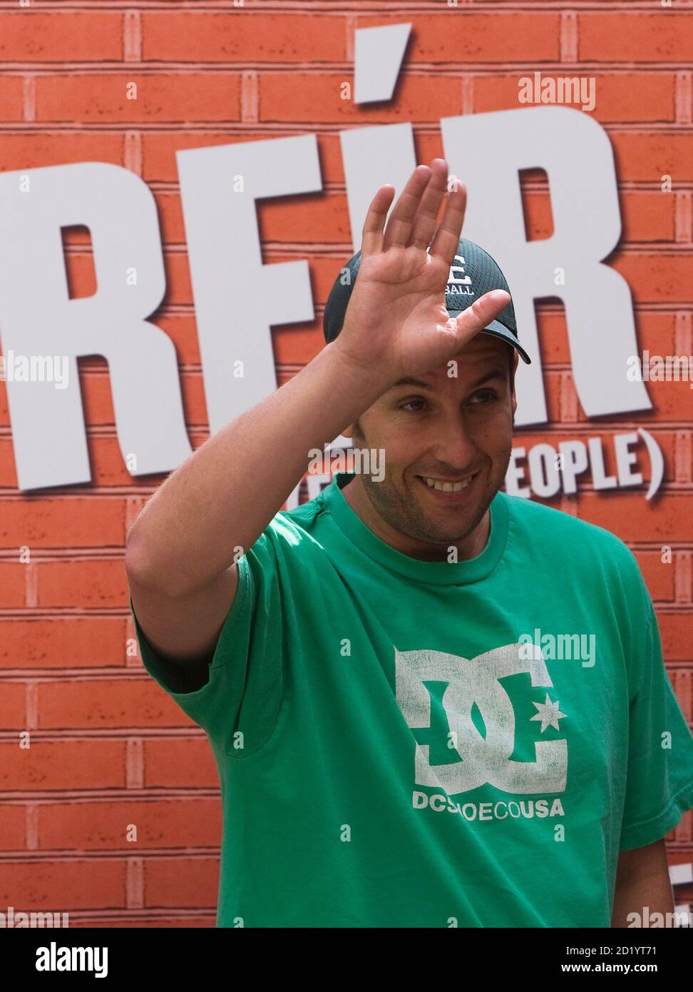 . actor Adam Sandler gestures during a photocall to promote his lastest film . actor Adam Sandler gestures during a photocall to promote his lastest film