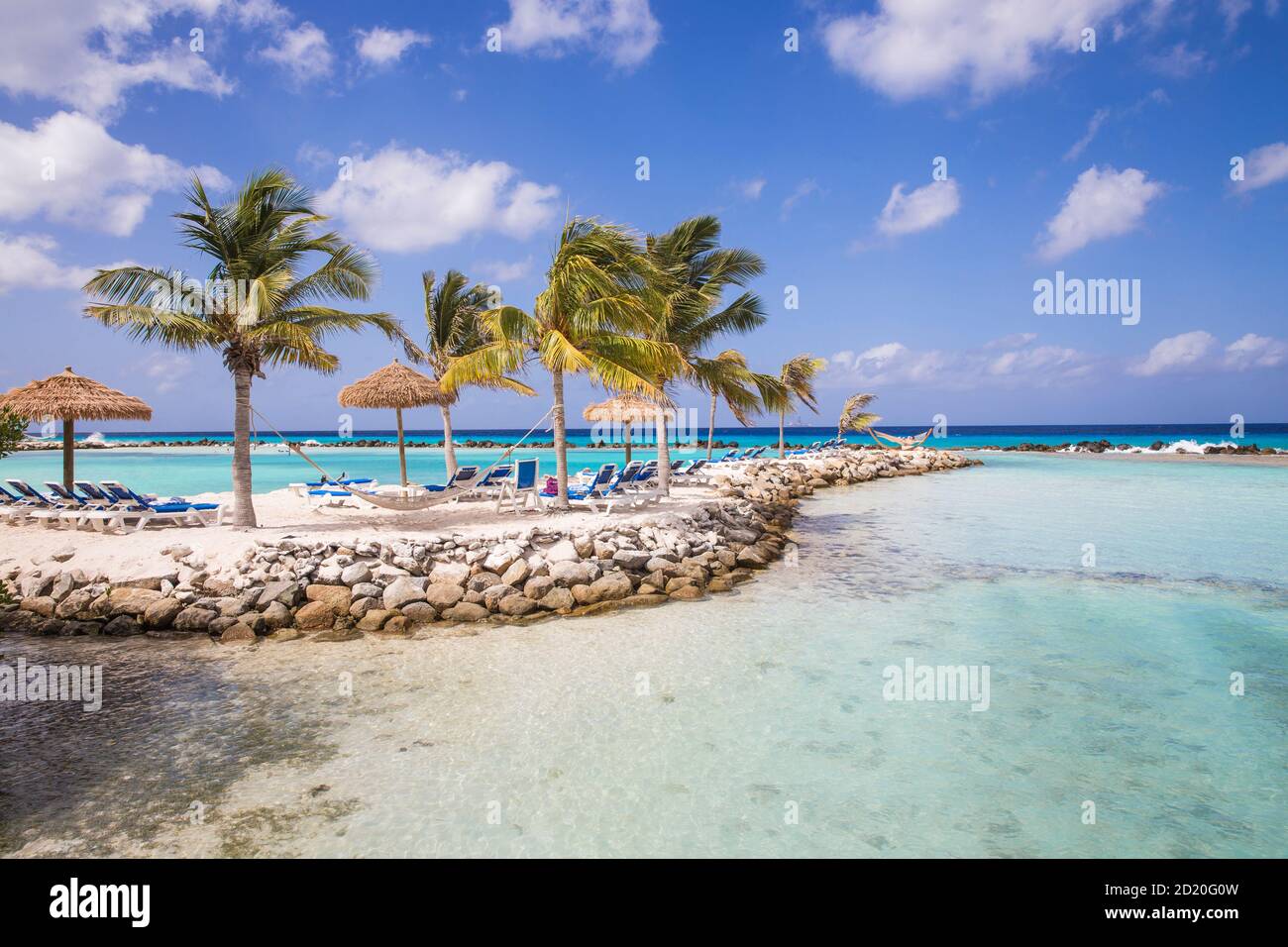 Caribbean, Netherland Antilles, Aruba, Oranjestad, Renaissance Island Stock Photo