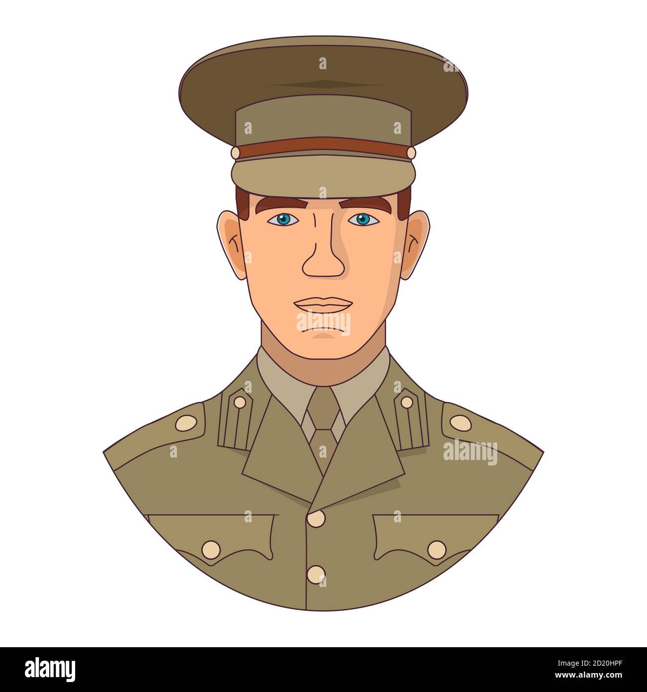 soldier cartoon character