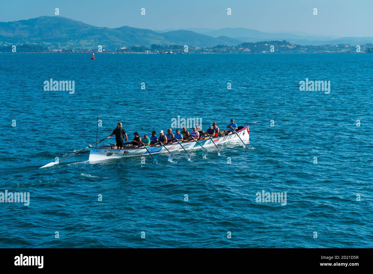 Trainera, Traditional Rowing Boat, Santander Bay, Santander, Cantabria