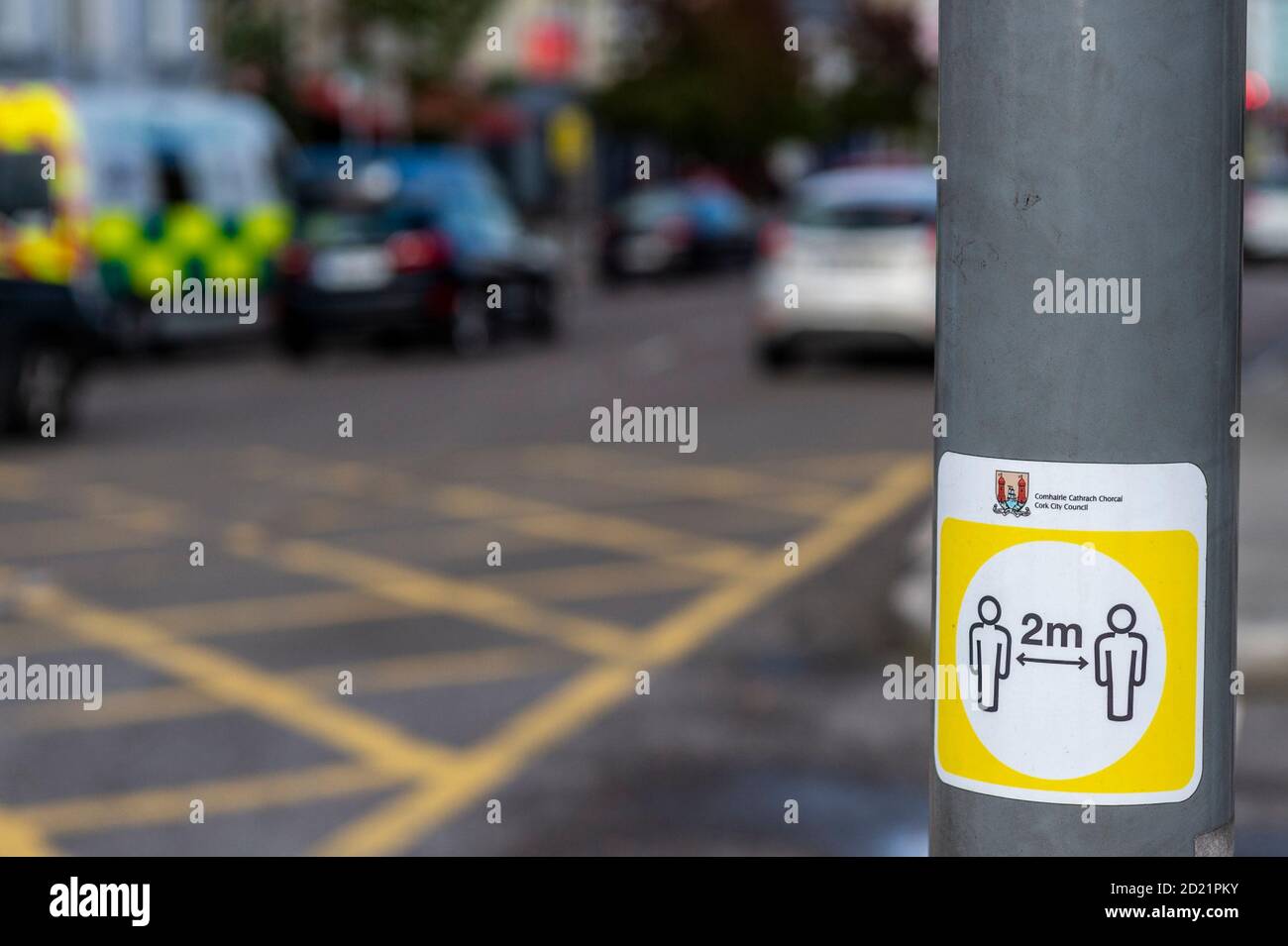 Cork, Ireland. 6th Oct, 2020. Patrick Street was busy with shoppers today, just hours before Ireland goes into Coronavirus Level 3 restrictions. Many shoppers weren't wearing face masks. Credit: AG News/Alamy Live News Stock Photo