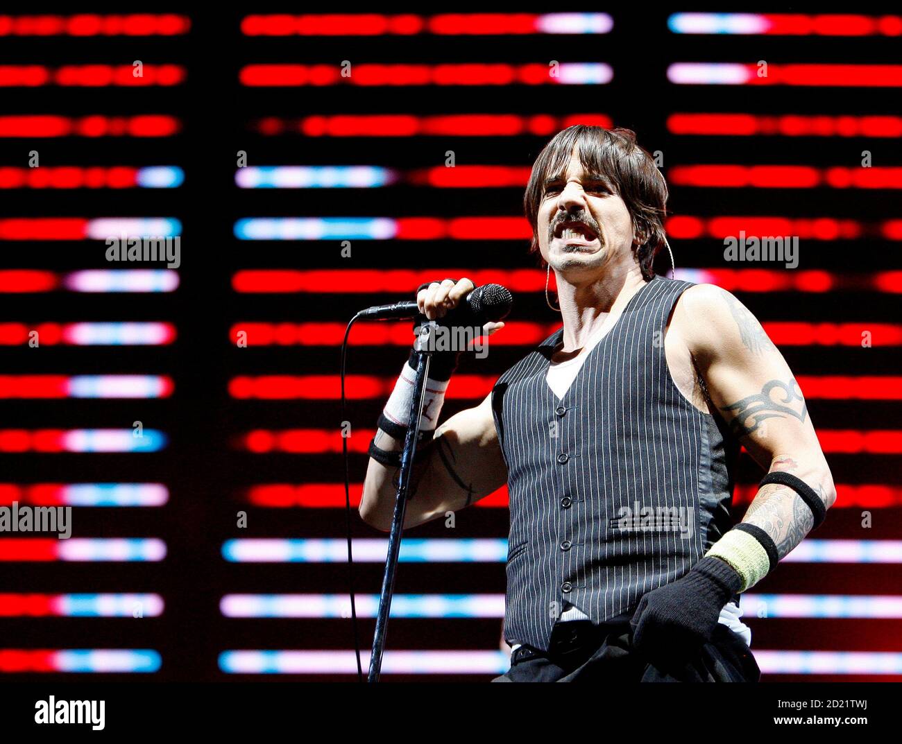 Red hot chili peppers lead singer anthony kiedis performs hires stock Red hot chili peppers lead singer anthony kiedis performs hires stock