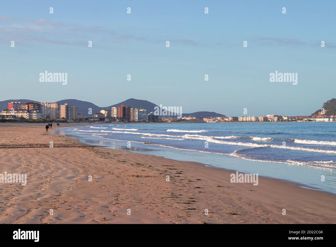 view of the cost in the north of spain Stock Photo