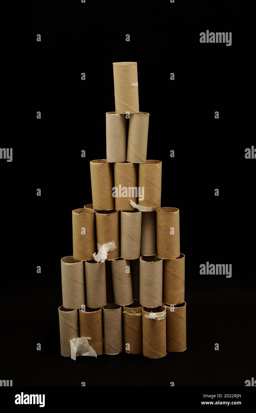Empty Toilet Paper Roll Stock Photo Alamy