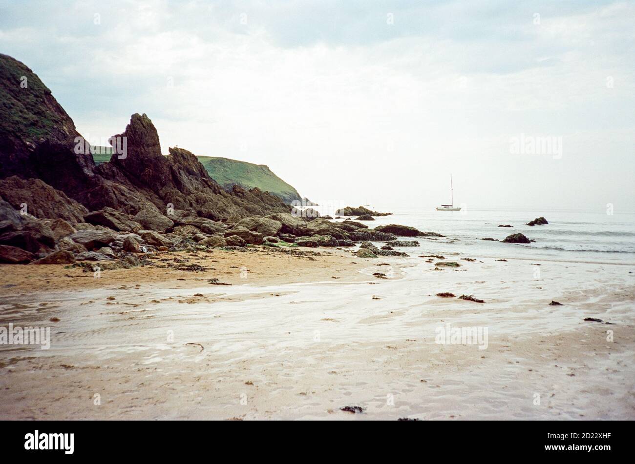 Mouthwell beach, Hope Cove, Kingsbridge, Devon, England, United Kingdom. Stock Photo