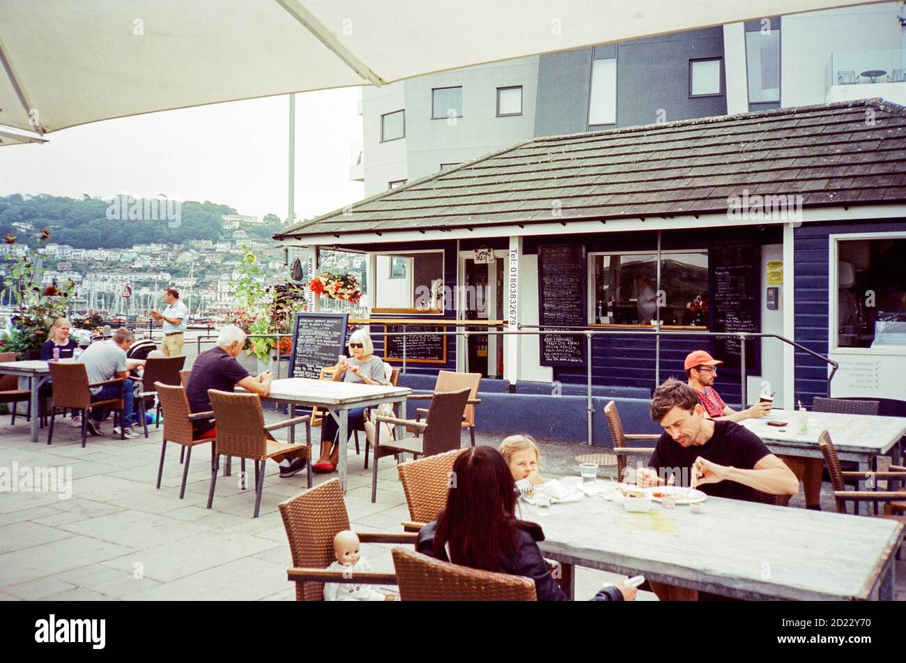 Anchorstone cafe, Coronation Park, Dartmouth, Devon, England, United Kingdom. Stock Photo