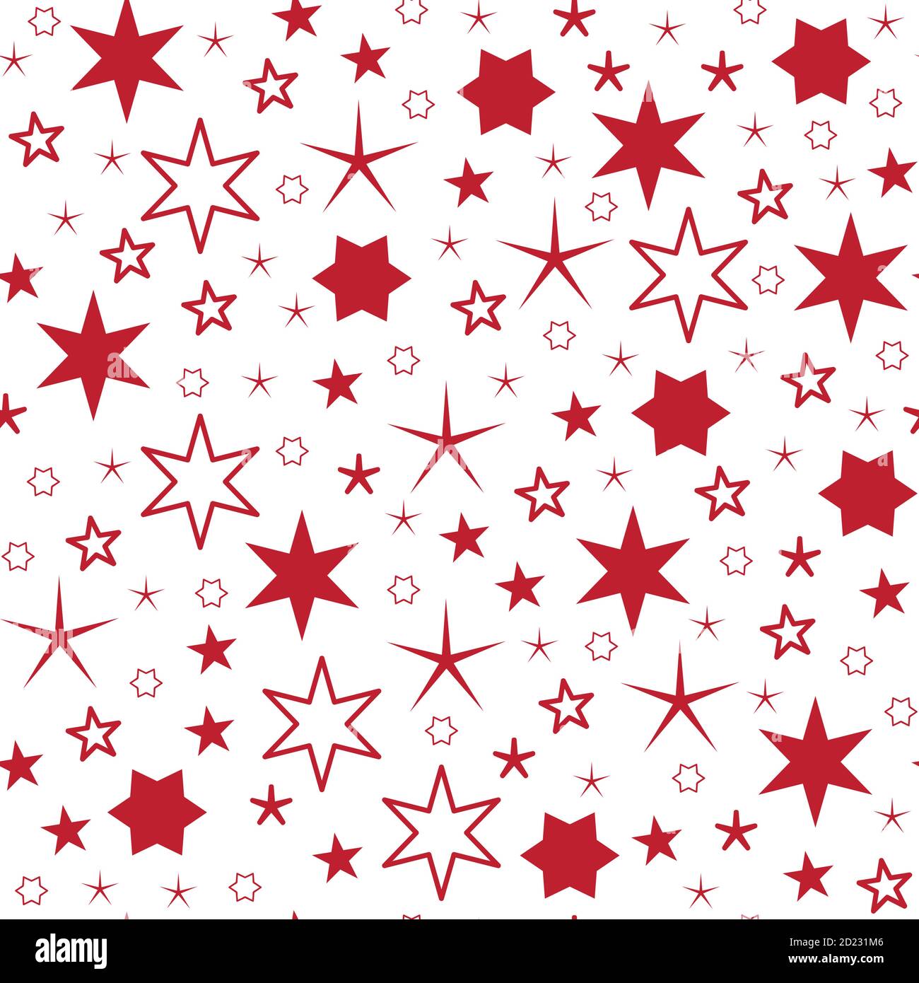 seamless pattern christmas star design vector illustration EPS10 Stock Vector