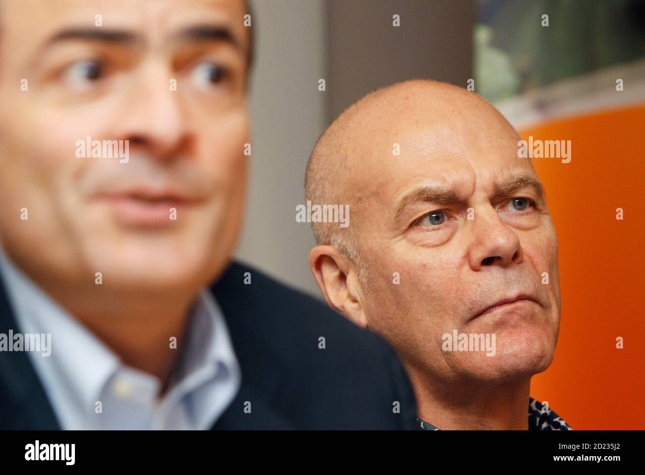 Peter Harf R And Carlos Brito L Chairman Of The Board And Chief Executive Of The