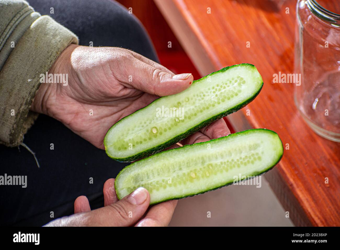 Cucumber pickle process hires stock photography and images Alamy
