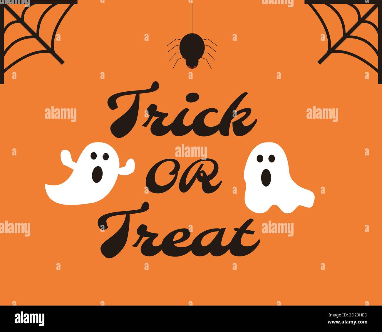 Illustration vector design of Halloween background template Stock ...