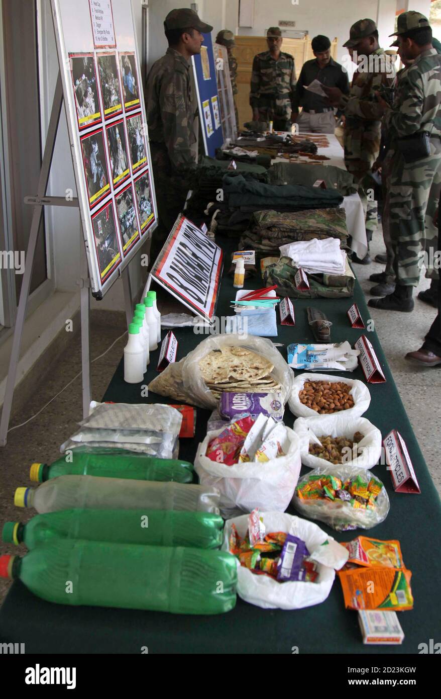 Indian Army Soldiers Stand Beside Seized Food Items And Ammunition From Militants During A News Conference On The Outskirts Of Jammu March 29 2010 Two Militants Of Pakistan Based Group Lashkar E Taiba Let Were Free for commercial use no attribution required high quality images. https www alamy com indian army soldiers stand beside seized food items and ammunition from militants during a news conference on the outskirts of jammu march 29 2010 two militants of pakistan based group lashkar e taiba let were killed on saturday in a gun battle with indian security forces in baji mahal forest of kalakote in rajouri district northwest of jammu a spokesman for the indian army said on monday reutersmukesh gupta indian administered kashmir tags military politics civil unrest image379938633 html