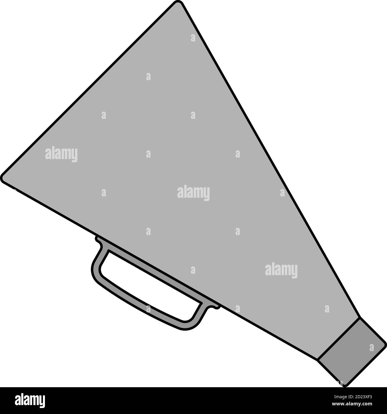 Director Megaphone Icon. Editable Outline With Color Fill Design