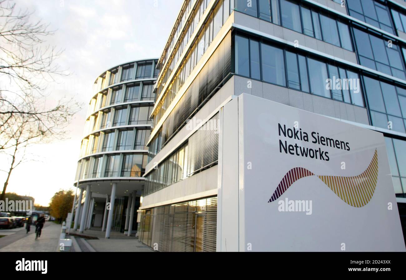 The German headquarters of Nokia Siemens Networks is pictured in Munich  November 4, 2009. Struggling telecom equipment maker Nokia Siemens  Networks, a joint venture of Nokia and Siemens aims to cut up