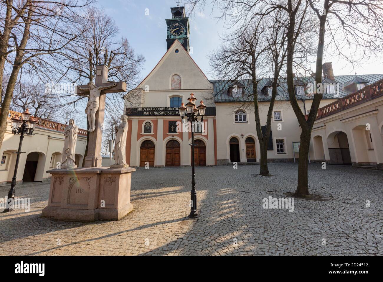 International Sanctuary of St. Anna (Miedzynarodowe Sanktuarium Sw Anny). Swieta Anna, Opole, Poland. Stock Photo